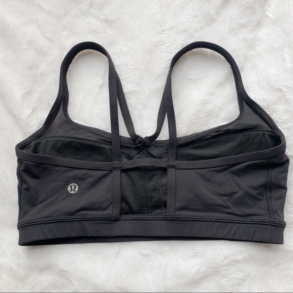 Lululemon black bra size 8